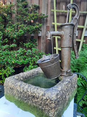 Wasserspiel Gartenbrunnen Schwengelpumpe Brunnen