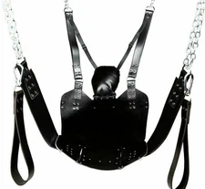 Real LEATHER SLING SWING Hammock For Sex SWING & SLING ADULT Fun Stirrups Hours