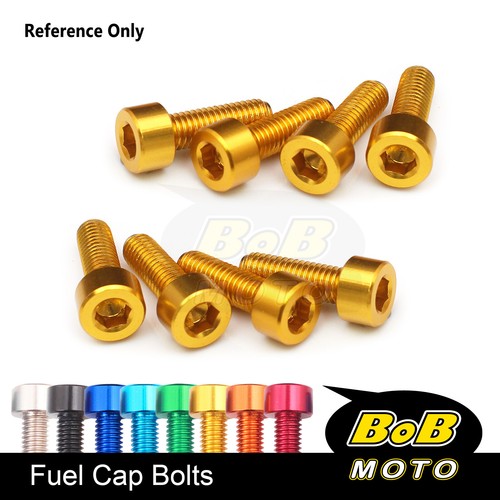 Black CNC Gas Fuel Cap Bolt Kit – Fits Yamaha YZF R1 2014-2017 (7-Piece Set)