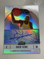 2006-07 NBA TOPPS FINEST Autograph SAER SENE ROOKIE Sonics SENEGAL REFRACTOR 54