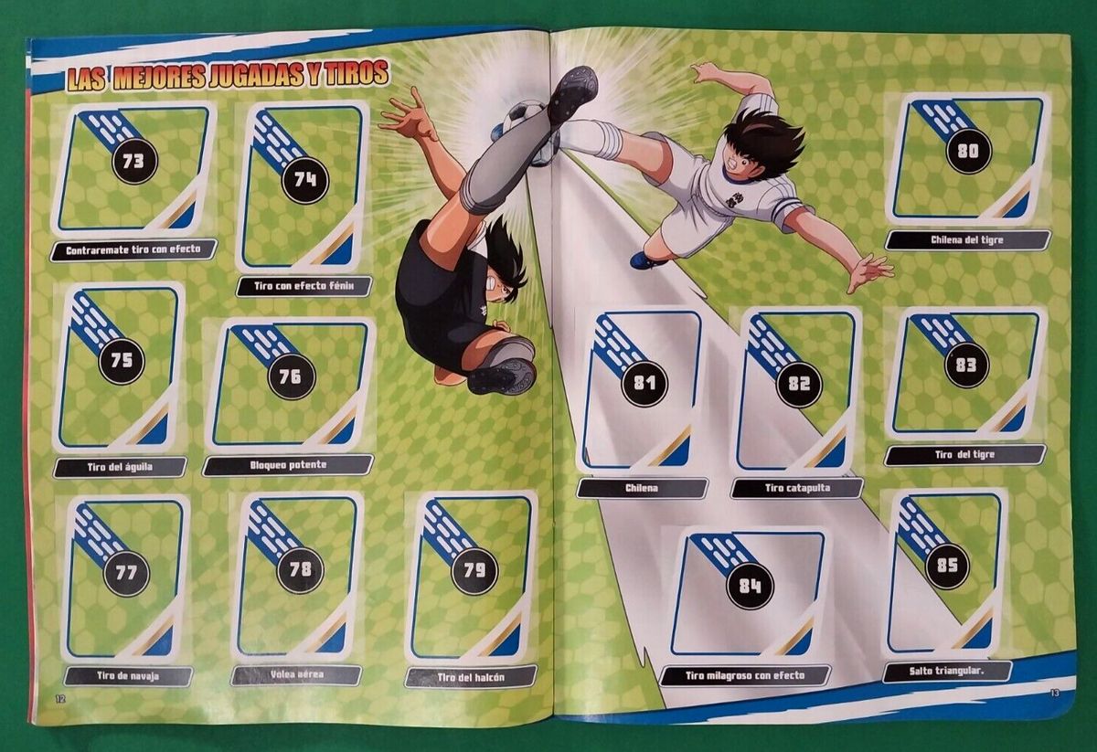CAPTAIN TSUBASA Volume 2 - Sticker Album + Full Set 225/225 PERU