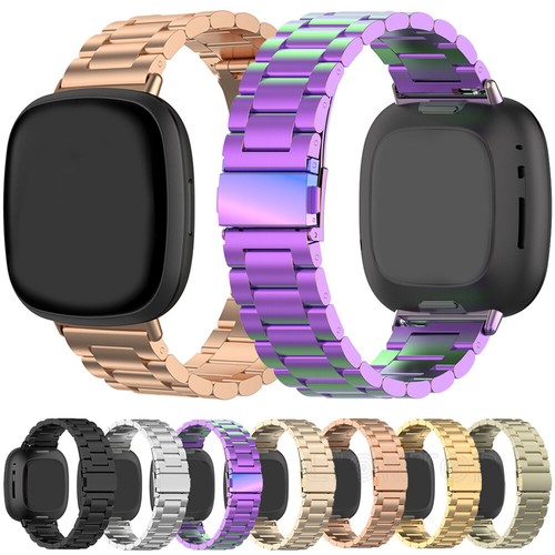 Metal Stainless Steel Watch Band Wrist Strap For Fitbit Versa 2/3/4/Sense/Lite - Picture 3 of 176