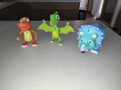 Lot 3 Jim Henson s Learning Curve Dinosaur Train Interactive Buddy Tank Tiny C