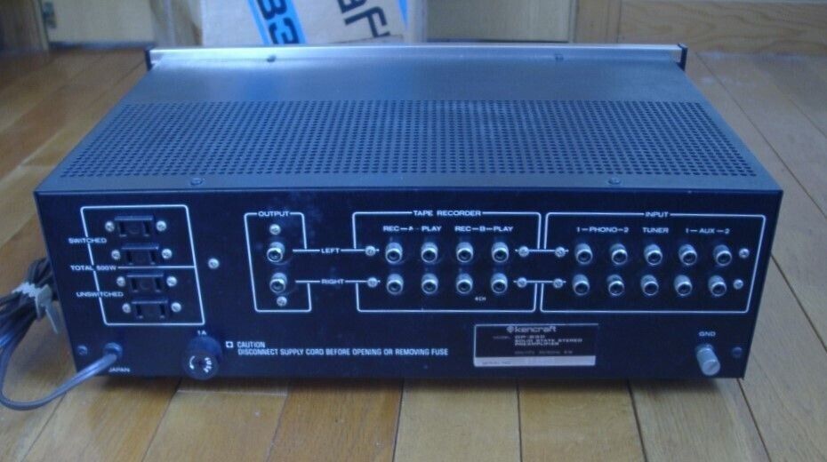 KENCRAFT GP-830 Stereo Preamplifier Black USED Tested KENCRAFT GP-830 Stereo Preamplifier Black USED Tested