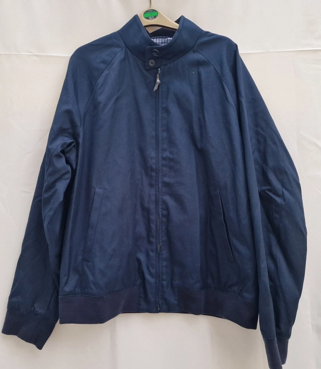 Navy cotton bomber best sale jacket