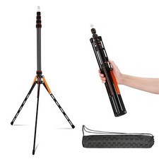 Portable Travel Light Stand Folding Travel Tripod With 180 Reversible Leg1/4" To