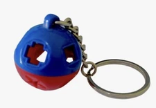 Tupperware keychain New rare fun sized Tinietreasures Mini Shape O Ball