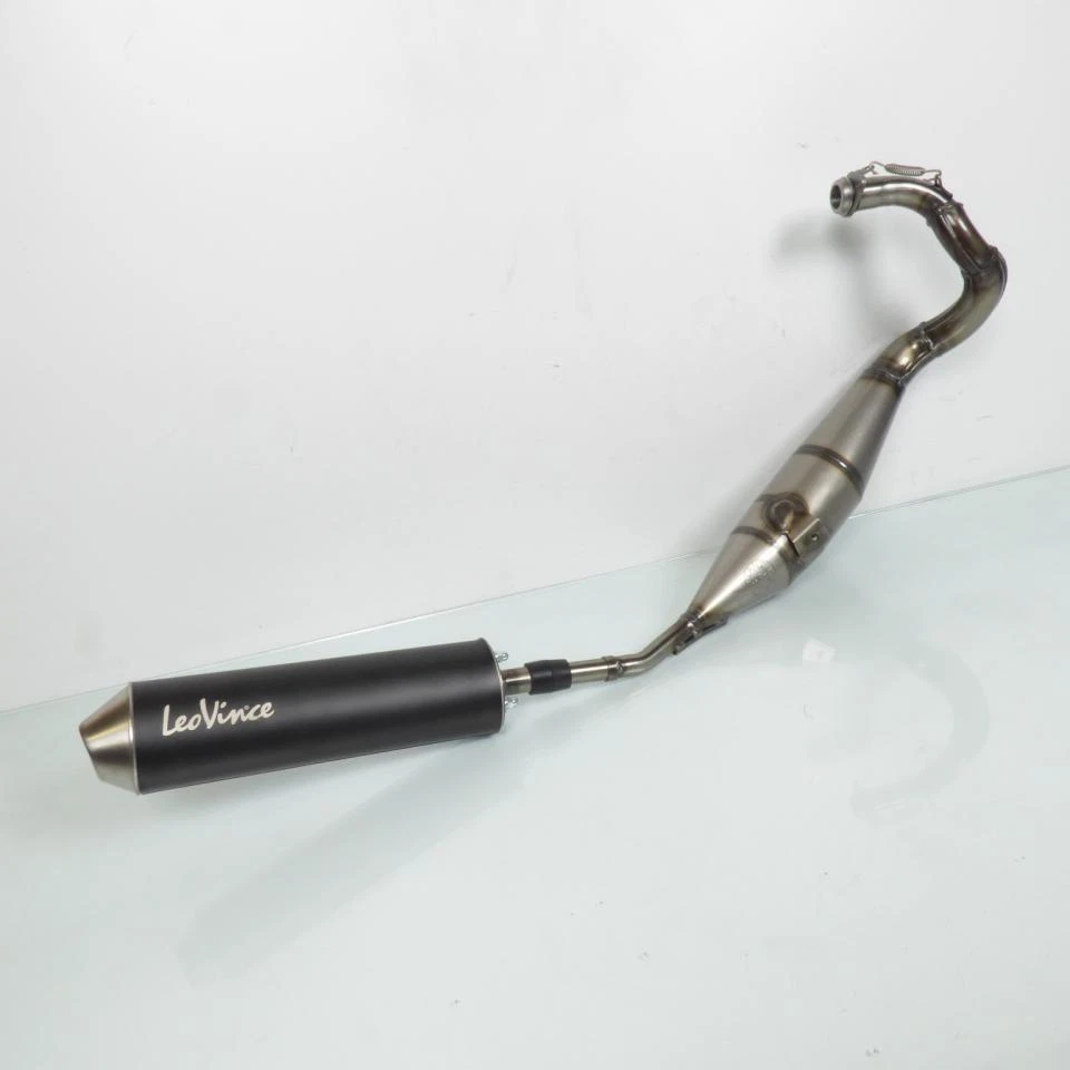 Pot d échappement Leovince pour Moto Derbi 50 Senda R X-Treme Avant 2018 3408BN - Photo 2/4