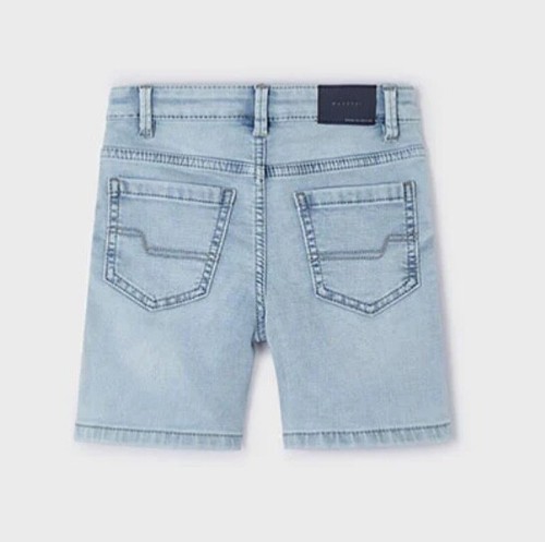 MAYORAL Pantaloncini Denim Sbiaditi - Blu Denim Chiaro - Nuovi con etichette Ragazzo 9 - Foto 2 di 3