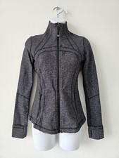 LULULEMON HHBB Heathered Grey Herringbone Cottony Soft Luon Define Jacket 6