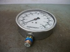 ASHCROFT LIQUID FILLED PRESSURE GAUGE 1008 0-160PSI