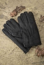 Men's Classic Sheepskin Gloves Simple Winter Glove Premium Lambskin