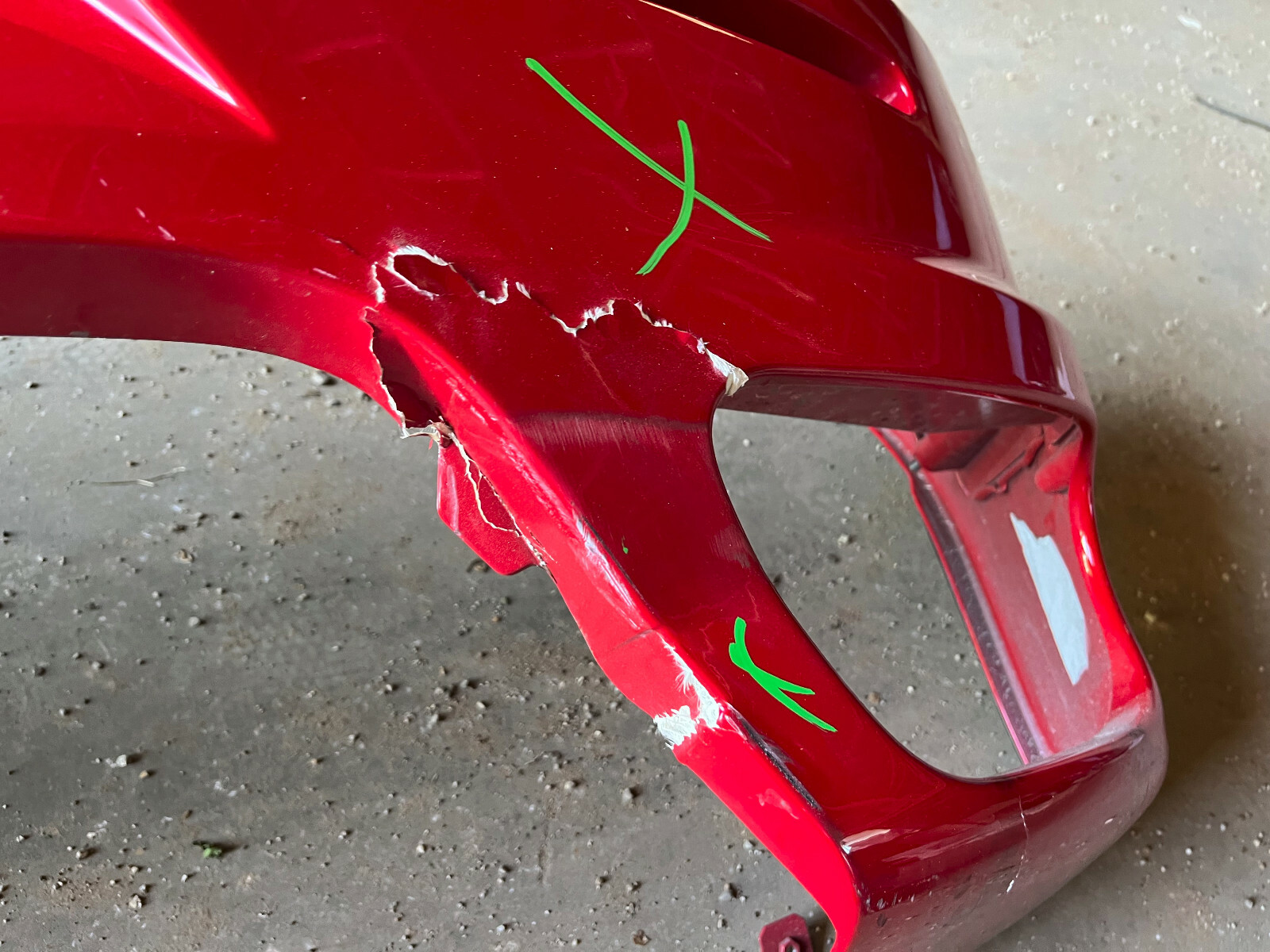 2005 2006 2007 2008 2009 Ferrari f430 rear bumper used oem Needs Repair
