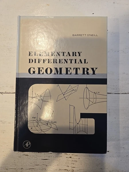 1966 Elementary Differential Geometry O'Neill - Hardcover, First Edition