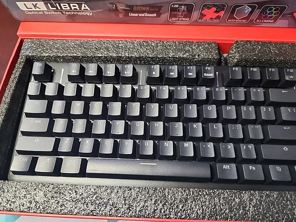 Bloody Gaming B975 Light Strike Optical Gaming Computer Keyboard w Accent Keys - Image 4 of 4