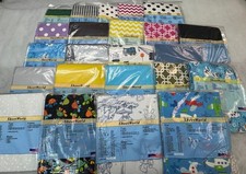 Lot of 43 Travel Crib Sheets 24x42 Made in USA Fits BabyBjorn Assorted