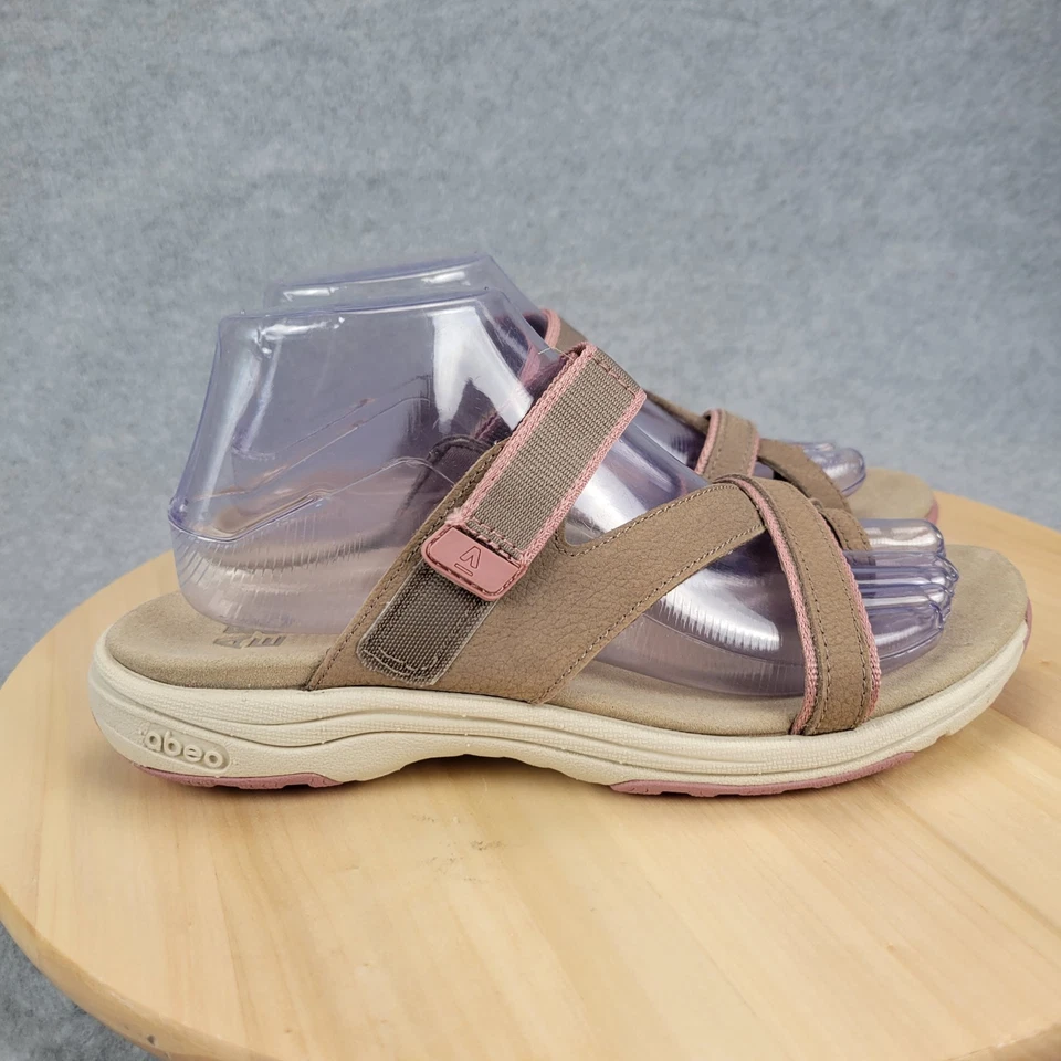 Sandalias planas informales Abeo para mujer 8,5 estrecho Gusto deslizable de cuero Foto 3 de 4