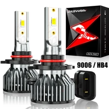 9006 HB4 LED Headlight Bulbs Conversion Kit Low Beam Super White Lights 2x