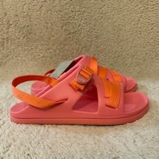 Chaco Chillos Sport Kids Sandals Coral Pink Adjustable Strap JCH108363 Size 6Y