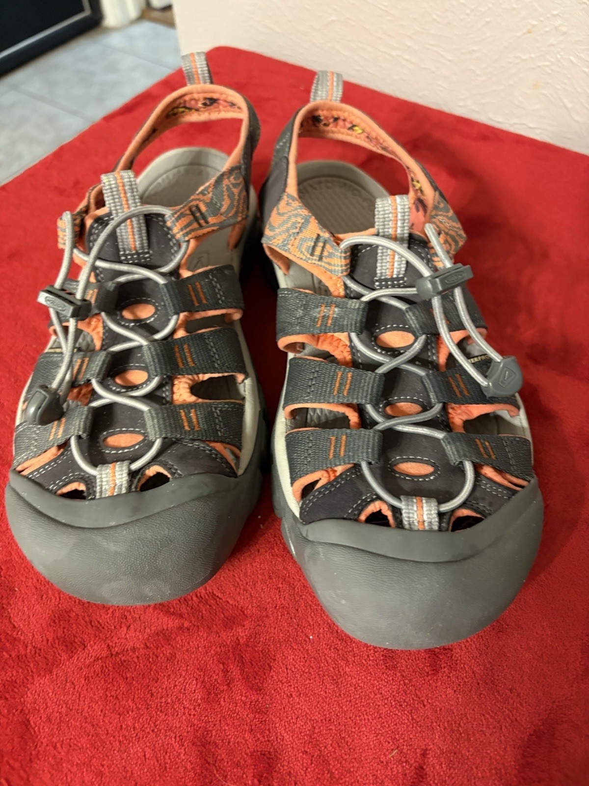 KEEN Scarpe casual stringate da donna Presidio mattoncino cotto taglia 10