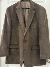 Lauren Ralph Lauren LRL Blazer Mens 48L Brown Corduroy Two Button Sport Coat