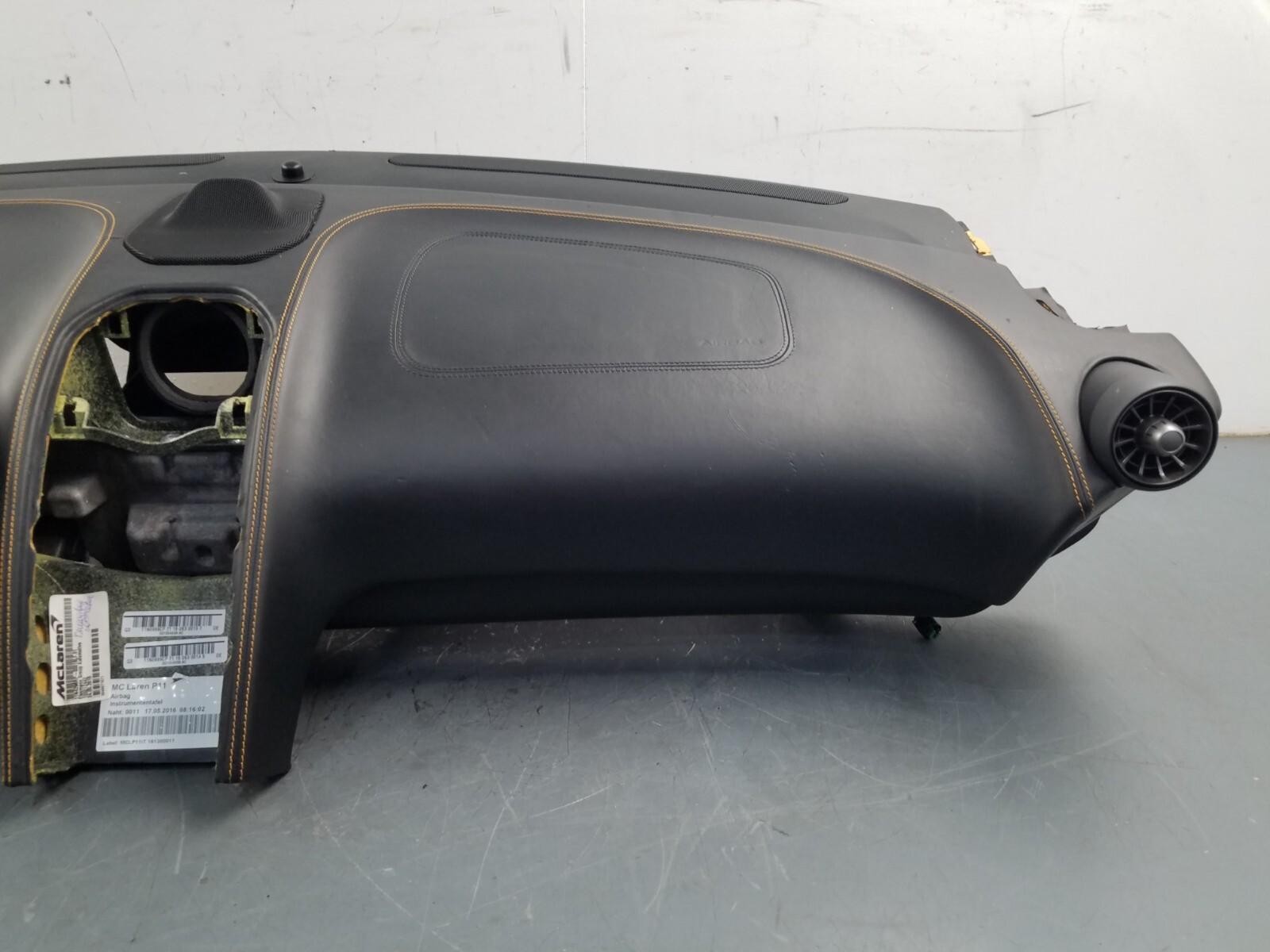 2016 McLaren 675LT Spider Dash Panel / Orange Stitching  #5556 V5