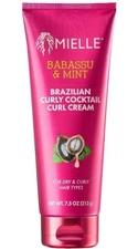 Mielle Organics Babassu & Mint Brazilian Curly Cocktail Curl Cream (7.5 Fl Oz)