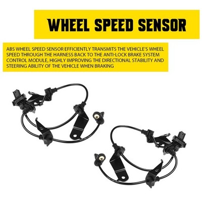 Fits Front Left & Right Side Honda Accord 2008-2012 2X ABS Wheel Speed Sensor