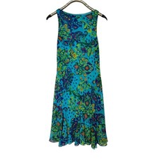 Lauren Ralph Lauren Paisley Floral Fairy Romantic Phoebe Dress 10