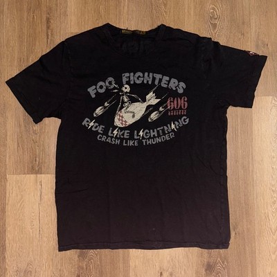 Johnson Motors Foo Fighters T Size L Ride The Lightning Crash Like Thunder #33