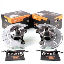2x Achsschenkel Radlagergehäuse Komplett Vorne für VW Touran I, 85mm