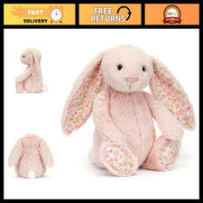 Blossom Blush Bunny Cherry Stuffed Animal - Soft Plush Toy, Medium Size