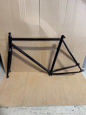 KIT TELAIO+FORCELLA UOMO FIXED SINGLE SPEED ACCIAIO NERO MISURA 700C X 53(M)