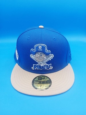 Pittsburgh Pirates New Era 59FIFTY Blue Tan All Star Game Hat Cap 7 1/2