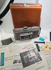 Polaroid Electric Eye Land Camera J66 Camera Vintage with box case papers