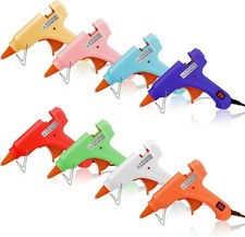 Mini Hot Glue Gun Kit 8 Pieces Hot Melt Gun Crafts for Kids School Craft Project