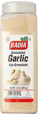 Badia Granulated Garlic 1.5 Pound Essential Herb for Cuban Cooking