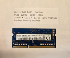 Hynix PC3-12800 DDR3-1600 2 GB SODIMM 1600 MHz PC3-12800 DDR3 SDRAM Memory...