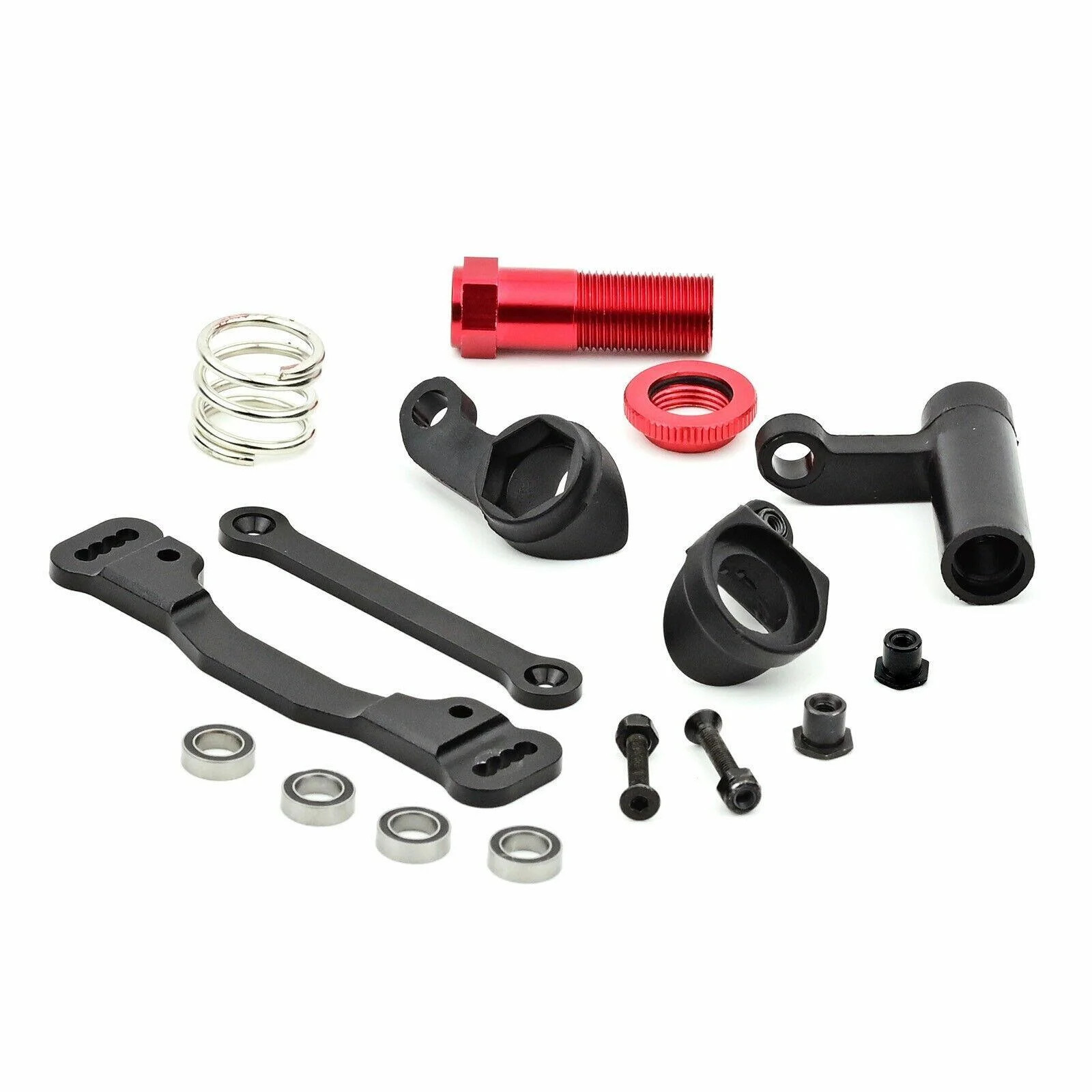 Corally Asuga Steering Rack Dual Stiffener 7075 T6 & Bellcrank Set C-00180-964
