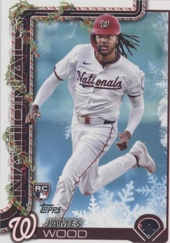 2025 Topps Holiday #H94 James Wood RC - Washington Nationals | eBay