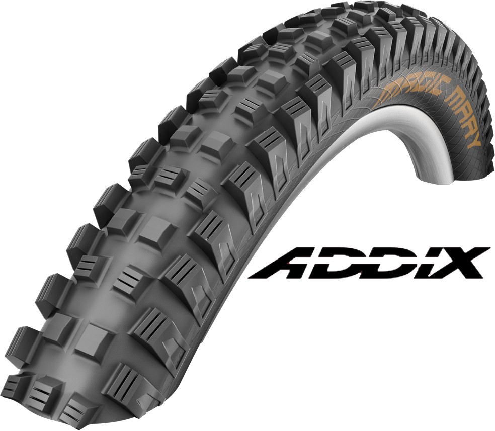 26 x 2.35 Schwalbe Magic Mary Bike Tyres with Presta Tubes Addix BikePark