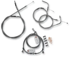 Baron Custom Accessories BA-8015KT-18 Stainless Cable and Line Kit +18in.