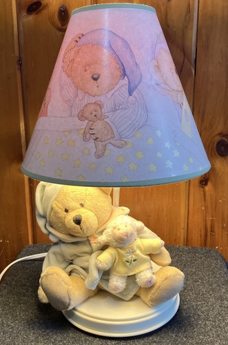 VTG Nursery Lamp Boyd's Bears & Friends Plush Bear & Lamb-Working Good Shape ‘03