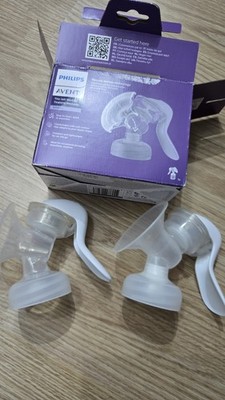 Philips Avent Handmilchpumpe Natural Motion SCF430/01 Stillpumpe 2 Stück