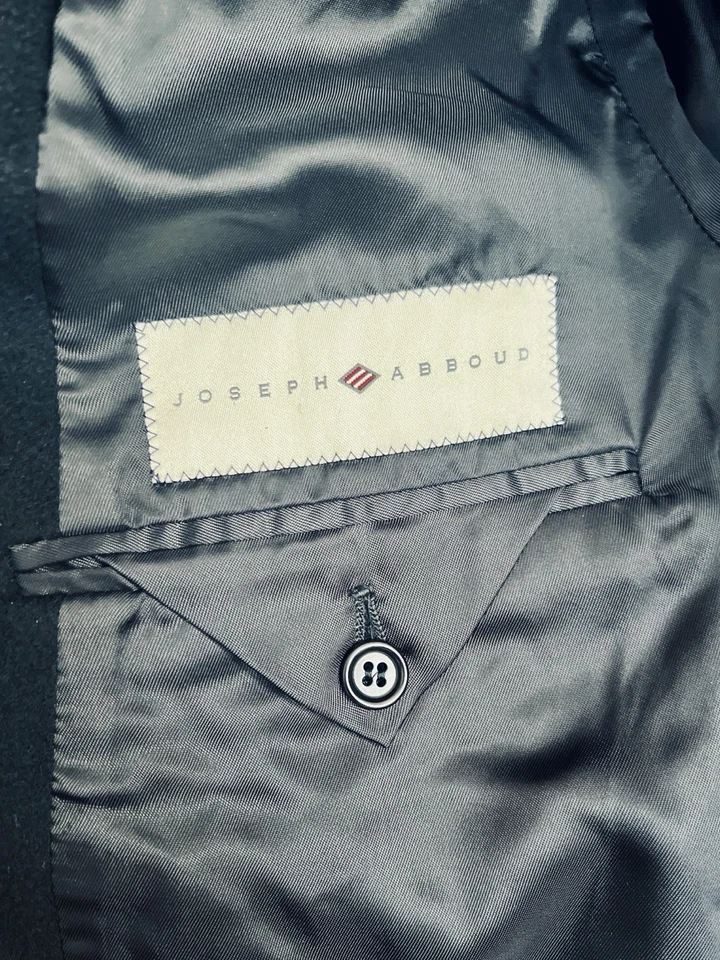 Abrigo de hombre Joseph Abboud italiano 100 % cachemir, nuevo sin etiquetas Foto 3 de 4