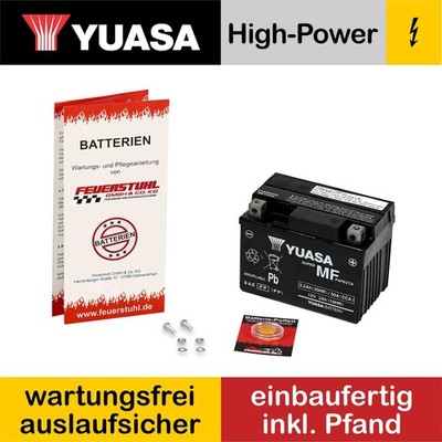 Ering Thunderbike 50, 1999-2001, Batterie YUASA, wartungsfrei (inkl 7,50  Pfand)