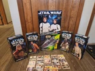 Vintage 1996 1997 Star Wars 12 Inch Action Figures A-Wing and 1980 ESB Cards MIB