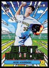 2026 Topps Series 1 Celebration Jacob Misiorowski 8-Bit Baller #8B-5 Brewers