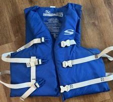 Stearns Adult Universal Type III PFD Life Jacket Blue USCG Approved Vest