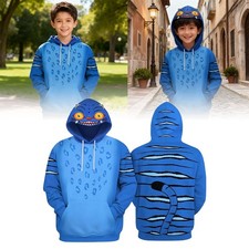 Derpy Tiger Costume Hoodie, Kpop Demon Hunters Costume Hoodie Cosplay For Fan AE